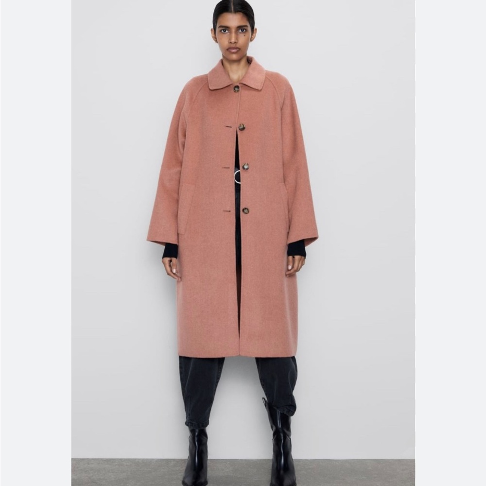Zara Woman’s overcoat Med NWT